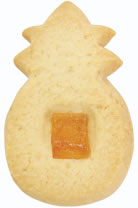 Pineapple Macadamia Shortbread Cookie