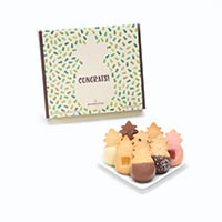 Congratulations Gift Box (16 pc) with cookie plate
