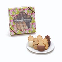 Floral Window Box Premium Collection with cookie plate