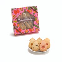 Jana Lam Floral Window Box Tropical with cookies