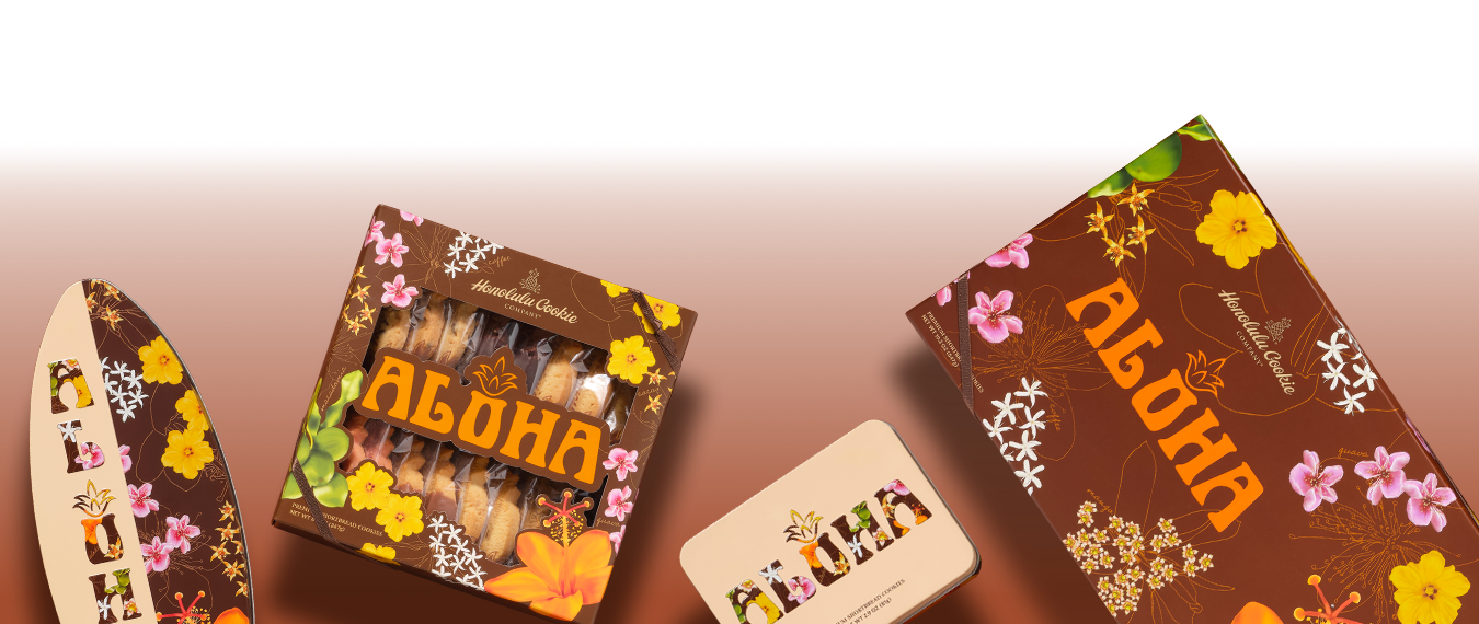 Aloha Collection packaging flat-lay