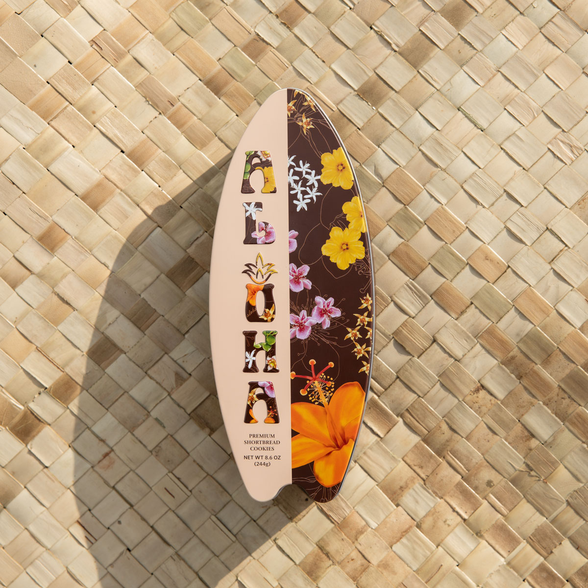 Aloha De Mele Surfboard Tin